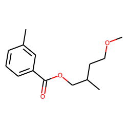 Benzoic acid, 3-methyl-, 4-methoxy-2-methylbutyl ester