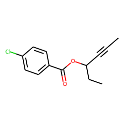 4-Chlorobenzoic acid, hex-4-yn-3-yl ester