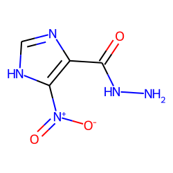 Imidazole-4(5)-carboxylic acid, 5(4)-nitro, hydrazide