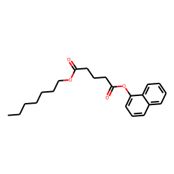 Glutaric acid, heptyl 1-naphthyl ester