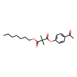 Dimethylmalonic acid, 4-acetylphenyl heptyl ester