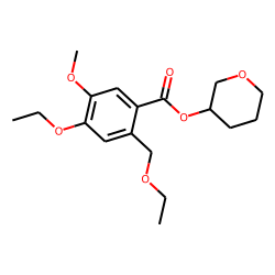 Benzoic acid 4-ethoxy-2-ethoxymethyl -5-methoxy-tetrahydro-pyran-3-yl ester