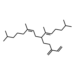 2,6,10,14-Tetramethyl-7-(3-methylene-pent-4-enyl)-pentadeca-5,9-diene