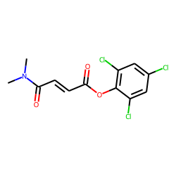 Fumaric acid, monoamide, N,N-dimethyl-, 2,4,6-trichlorophenyl ester