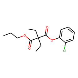 Diethylmalonic acid, 2-chlorophenyl propyl ester
