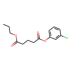 Glutaric acid, 3-chlorophenyl propyl ester