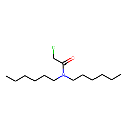 Chloroacetamide, N,N-dihexyl-