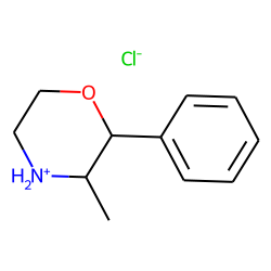 Morpholine, 3-methyl-2-phenyl-, hydrochloride