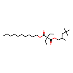 Diethylmalonic acid, decyl 2,4,4-trimethylpentyl ester