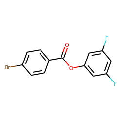 4-Bromobenzoic acid, 3,5-difluorophenyl ester