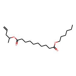 Sebacic acid, hexyl pent-4-en-2-yl ester