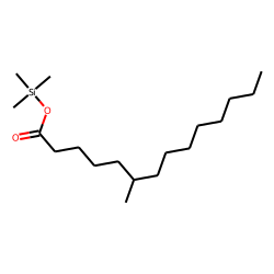 Tetradecanoic acid, 6-methyl, trimethylsilyl ester