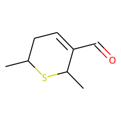 2H-Thiopyran-3-carboxaldehyde, 5,6-dihydro-2,6-dimethyl-