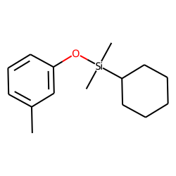 1-Cyclohexyldimethylsilyloxy-3-methylbenzene