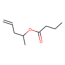Butanoic acid, 1-methyl-3-butenyl ester