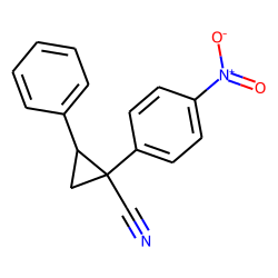 Cyclopropanecarbonitrile, 1-(p-nitrophenyl)-2-phenyl-