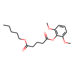 Glutaric acid, 2,6-dimethoxyphenyl pentyl ester