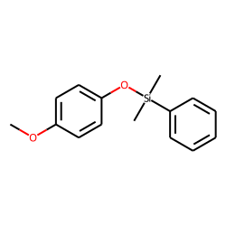 1-Dimethylphenylsilyloxy-4-methoxybenzene