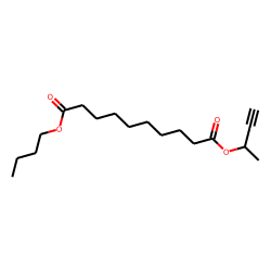 Sebacic acid, butyl but-3-yn-2-yl ester