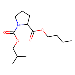 d-Proline, N-isobutoxycarbonyl-, butyl ester
