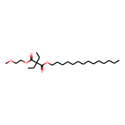 Diethylmalonic acid, 2-methoxyethyl tetradecyl ester