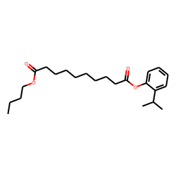 Sebacic acid, butyl 2-isopropylphenyl ester