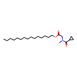 Sarcosine, N-cyclopropylcarbonyl-, pentadecyl ester