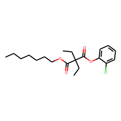 Diethylmalonic acid, 2-chlorophenyl heptyl ester
