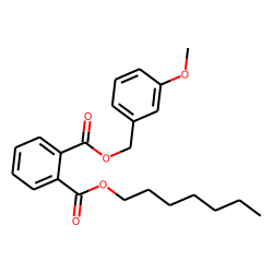 Phthalic acid, heptyl 3-methoxybenzyl ester