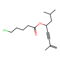 5-chlorovaleric acid, 2,7-dimethylocty-7-en-5-yn-4-yl ester