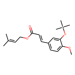 3-Methyl-2-butenyl (Z)-isoferulate, TMS