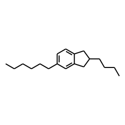 Indan, 2-butyl-5-hexyl-
