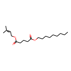 Glutaric acid, 3-methylbut-2-enyl nonyl ester