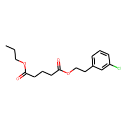 Glutaric acid, 2-(3-chlorophenyl)ethyl propyl ester