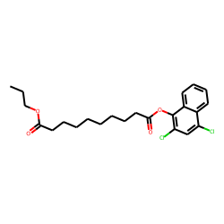 Sebacic acid, 2,4-dichloronaphth-1-yl propyl ester