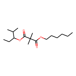 Dimethylmalonic acid, hexyl 2-methylpent-3-yl ester