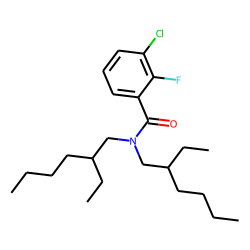 3-Chloro-2-fluorobenzamide, N,N-di(2-ethylhexyl)-