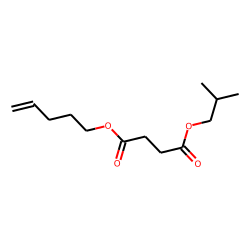 Succinic acid, isobutyl pent-4-enyl ester