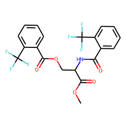 l-Serine, N,O-bis(2-trifluoromethylbenzoyl)-, methyl ester
