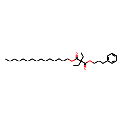 Diethylmalonic acid, pentadecyl 3-phenylpropyl ester