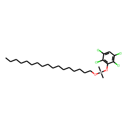 Silane, dimethyl(2,3,5,6-tetrachlorophenoxy)heptadecyloxy-