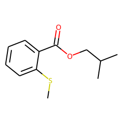 Benzoic acid, 2-(methylthio)-, 2-methylpropyl ester
