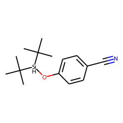 4-Cyano-1-di(tert-butyl)silyloxybenzene