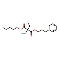 Diethylmalonic acid, pentyl 3-phenylpropyl ester