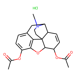Morphine, diacetyl-, hydrochloride
