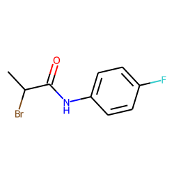 Propanamide, N-(4-fluorophenyl)-2-bromo-