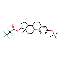 1,3,5(10)-Oestratriene-3,17«beta»-diol, 3-TMS-17-PFP