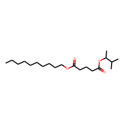 Glutaric acid, decyl 3-methylbut-2-yl ester