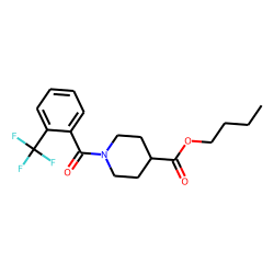 Isonipecotic acid, N-(2-trifluoromethylbenzoyl)-, butyl ester