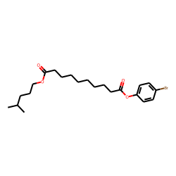 Sebacic acid, 4-bromophenyl isohexyl ester